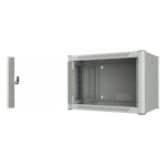 კედლის საკომუნიკაციო კარადა - 7U, 600x450მმ, თეთრი, Mirsan 