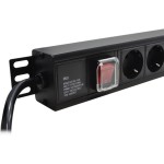 PDU დენის გამანაწილებელი საკომუნიკაციო კარადისთვის Finen, EURO 16 ways