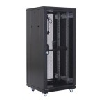 საკომუნიკაციო კარადა (რეკი) Finen, A36027 -  27U 600x1000 mm, წინა და უკანა პერფორირებული კარებით