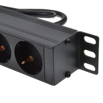 PDU დენის გამანაწილებელი საკომუნიკაციო კარადისთვის Finen, EURO 10 ways