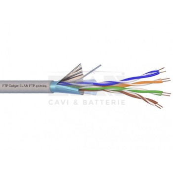 ქსელის კაბელი Elan FTP CAT5e 4x2x24AWG_098243S (305მ)