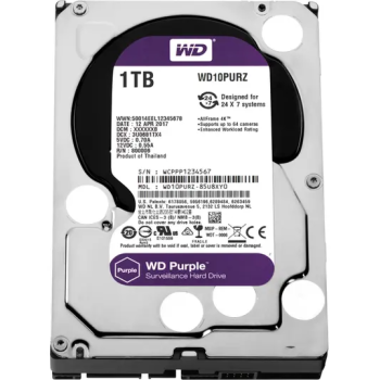 მყარი დისკი, Western Digital, 1TB, WD10PURU-64